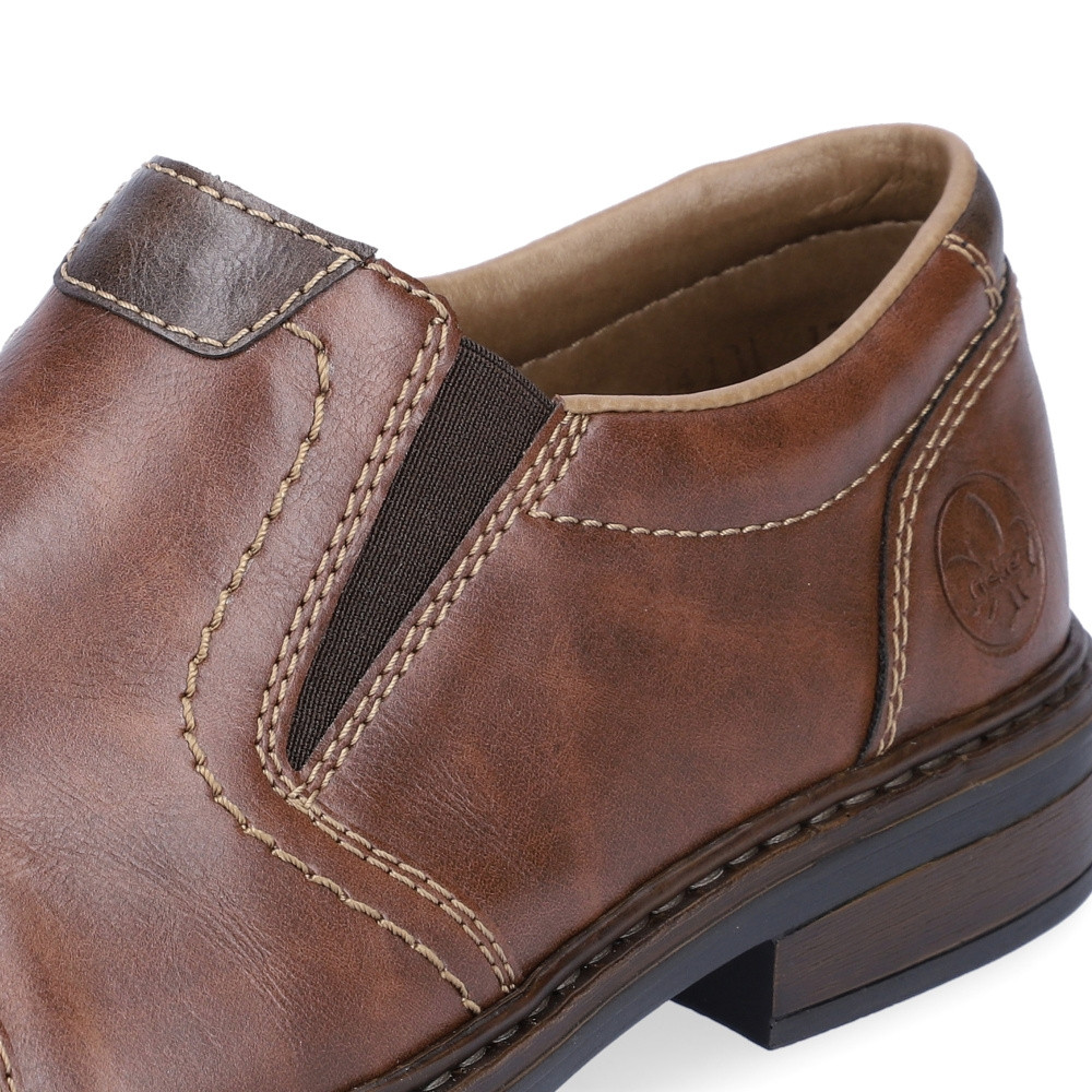 detail Pánské mokasíny RIEKER 17659-24 hnědá W4
