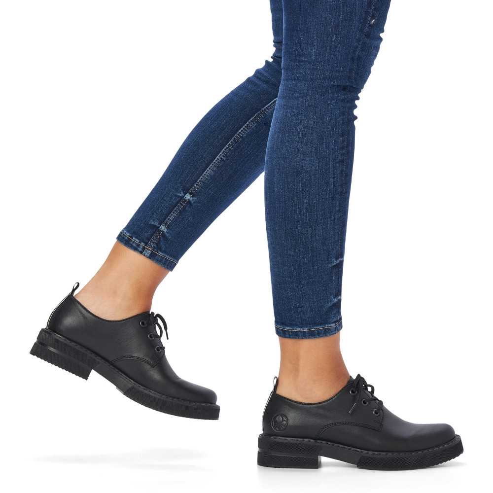 detail Dámské polobotky RIEKER RIE-10103245-W2 černá