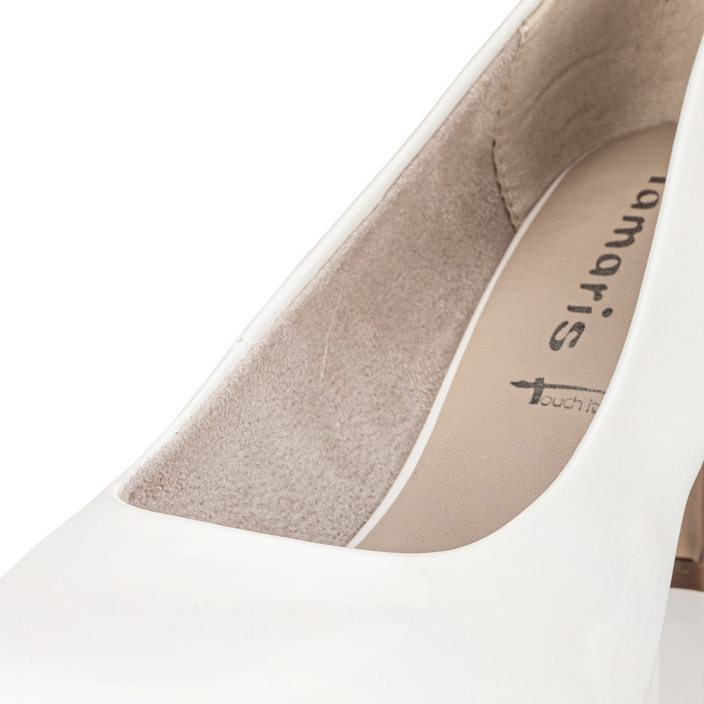 detail Dámské lodičky TAMARIS TAM-10103327-W3 bílá