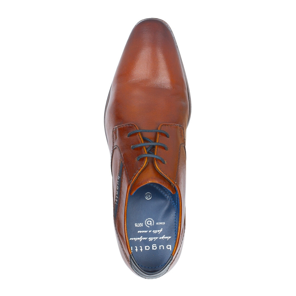 detail Pánské polobotky BUGATTI A3112-6300 hnědá W4