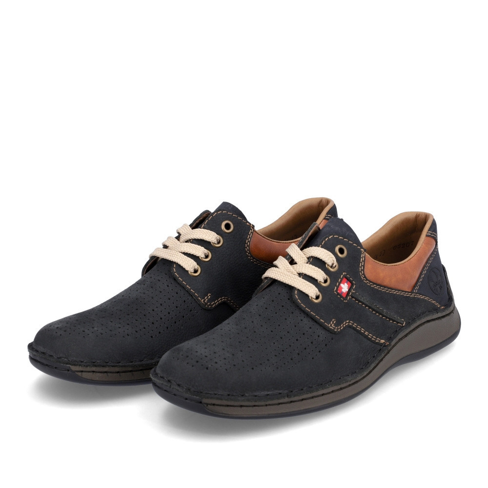 detail Pánské polobotky RIEKER 05207-15 modrá S5