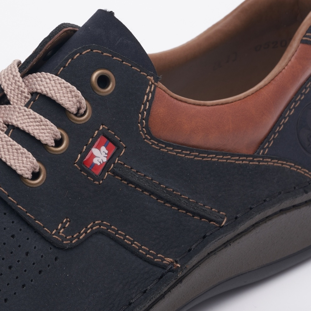 detail Pánské polobotky RIEKER 05207-15 modrá S5