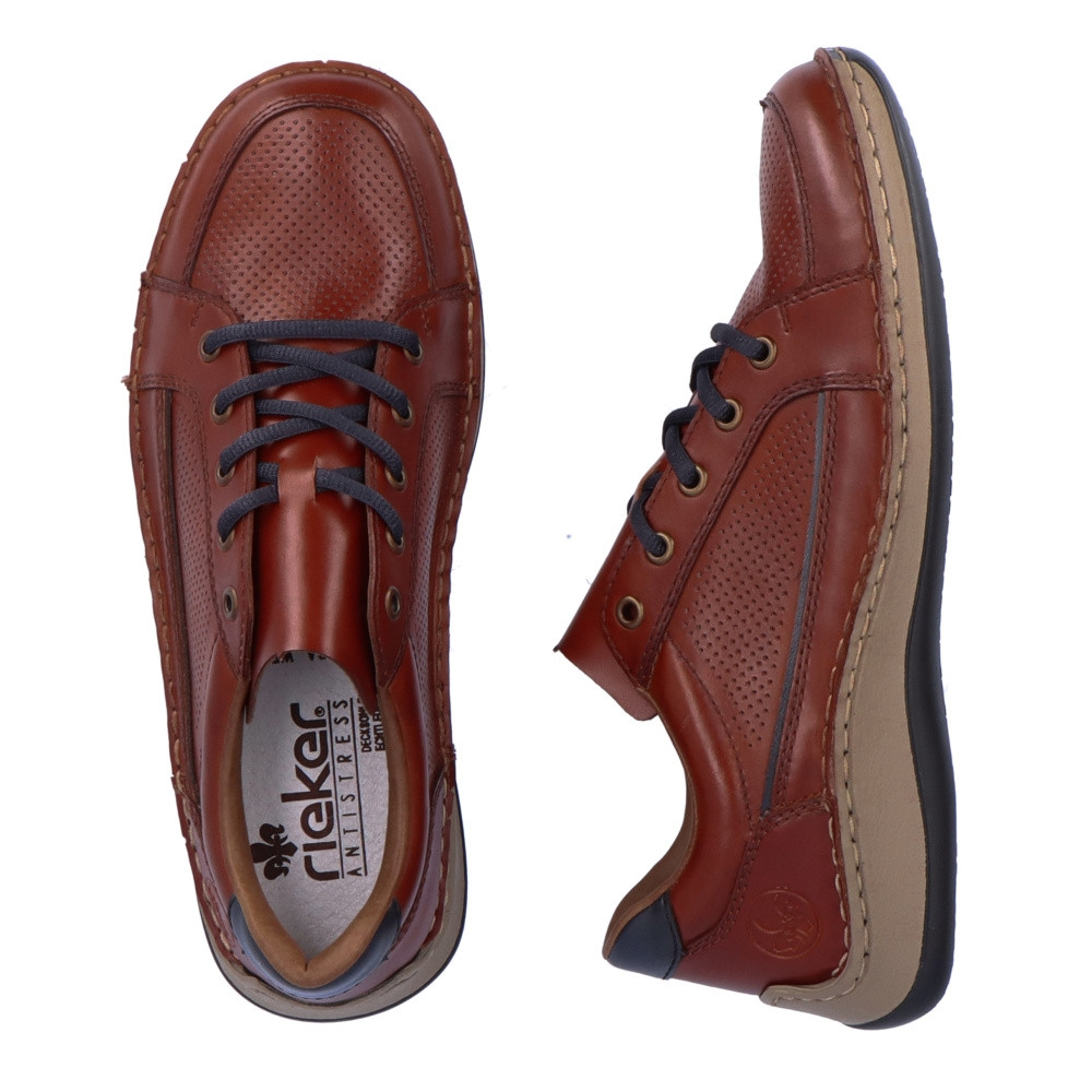 detail Pánské polobotky RIEKER 05231-24 hnědá S3