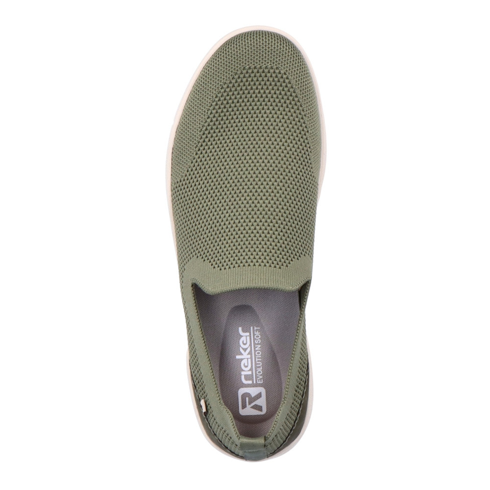 detail Pánské mokasíny RIEKER RIE-10103596-S3 zelená
