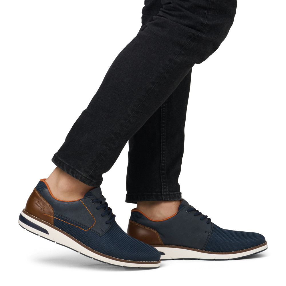 detail Pánské polobotky RIEKER 11301-14 modrá S6