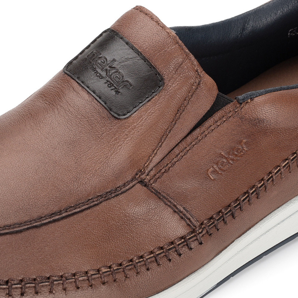 detail Pánské mokasíny RIEKER 11962-25 hnědá S5