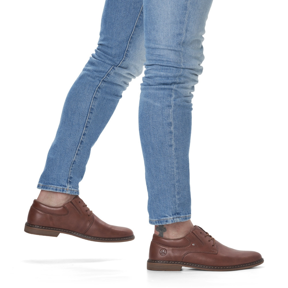 detail Pánské polobotky RIEKER RIE-10103620-S3 hnědá