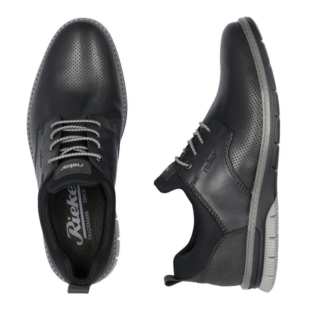 detail Pánské polobotky RIEKER 14450-00 černá S6