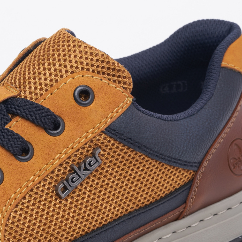 detail Pánske poltopánky RIEKER 17331-68 žltá S3