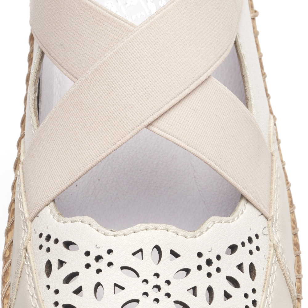 detail Dámské polobotky RIEKER 44853-60 béžová S3