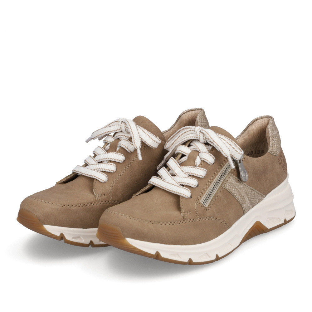 detail Dámské tenisky RIEKER 48133-62 béžová S3