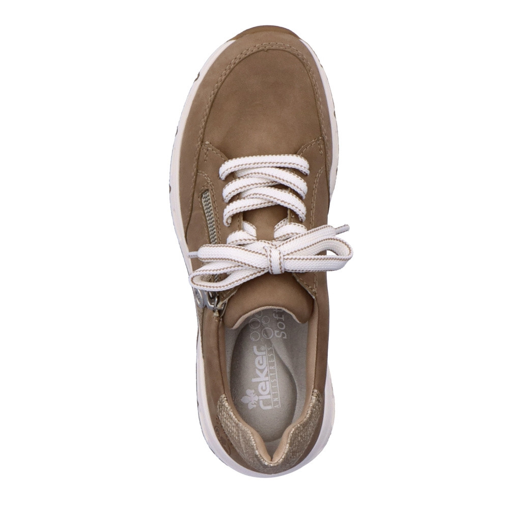 detail Dámské tenisky RIEKER 48133-62 béžová S3