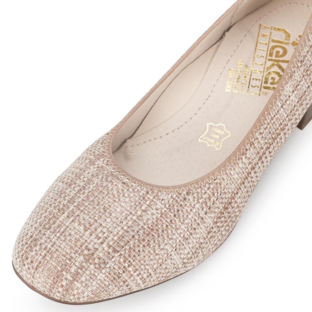 detail Dámské lodičky RIEKER RIE-10103667-S3 béžová