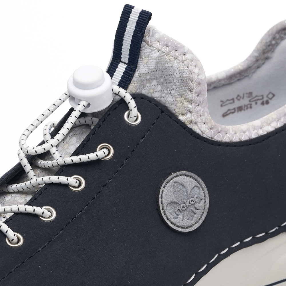detail Dámské polobotky RIEKER 51558-14 modrá S5