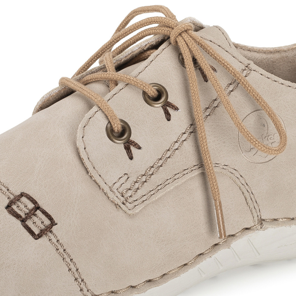 detail Dámské polobotky RIEKER 52520-62 béžová S6