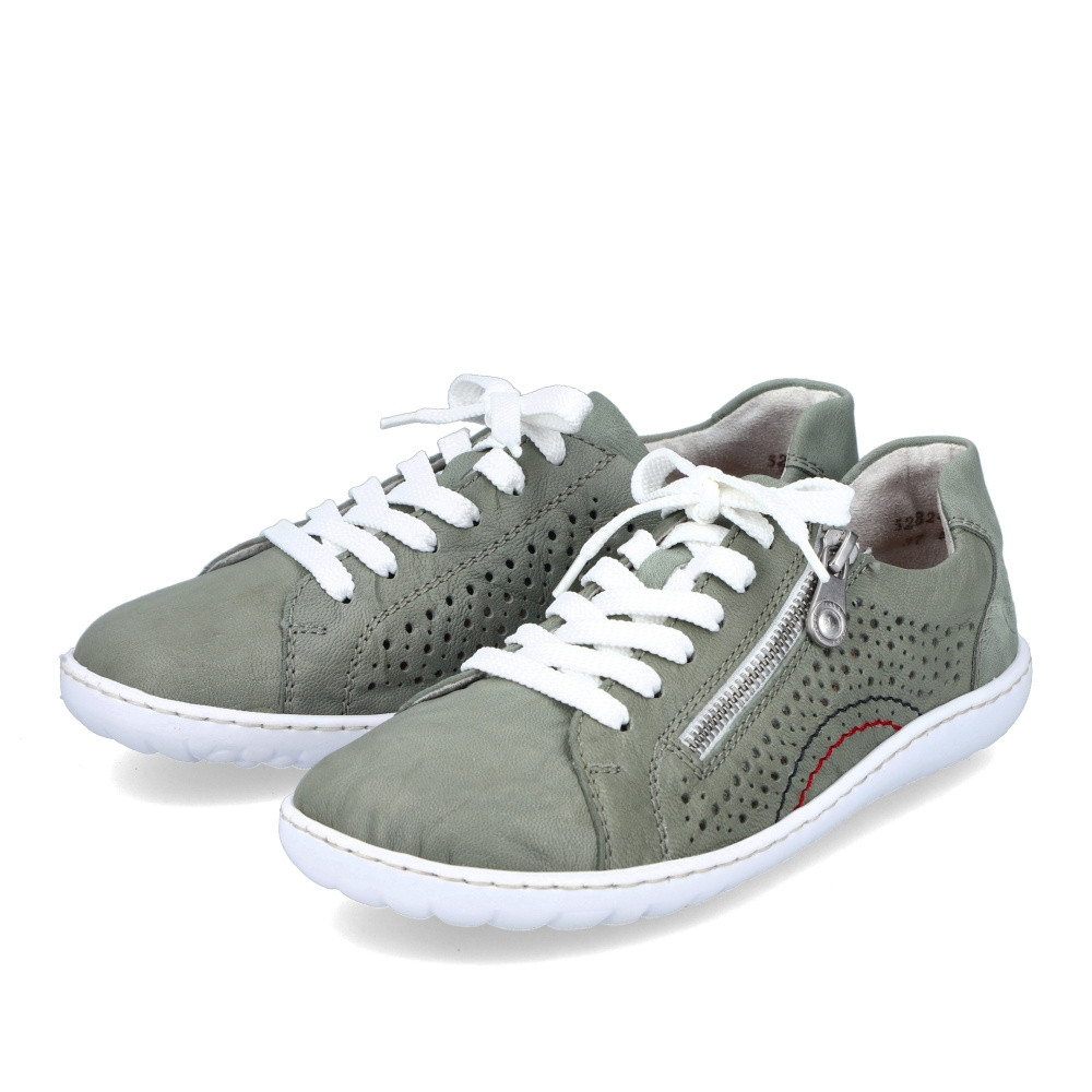 detail Dámské polobotky RIEKER RIE-10103678-S3 zelená