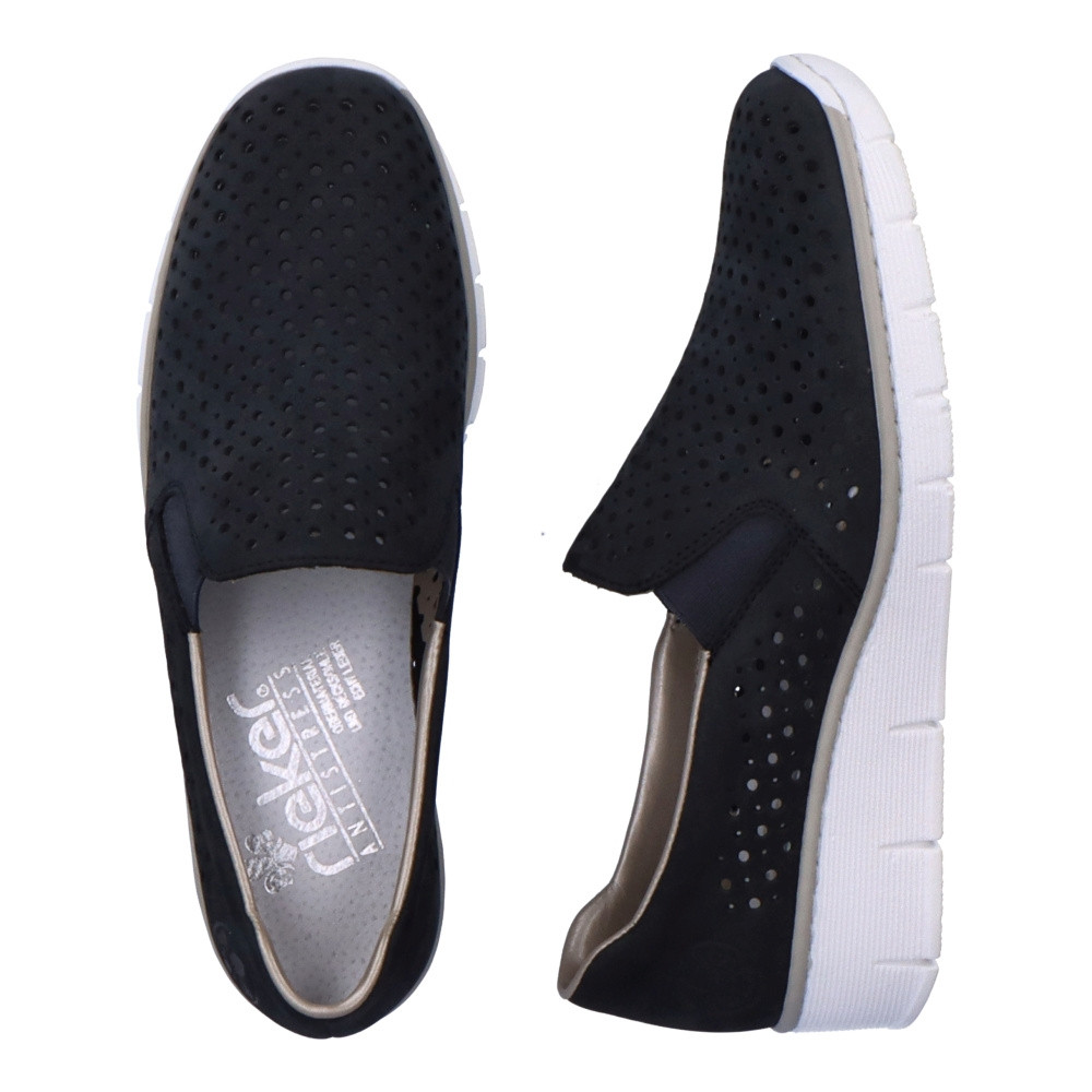 detail Dámské mokasíny RIEKER RIE-10103681-S3 modrá