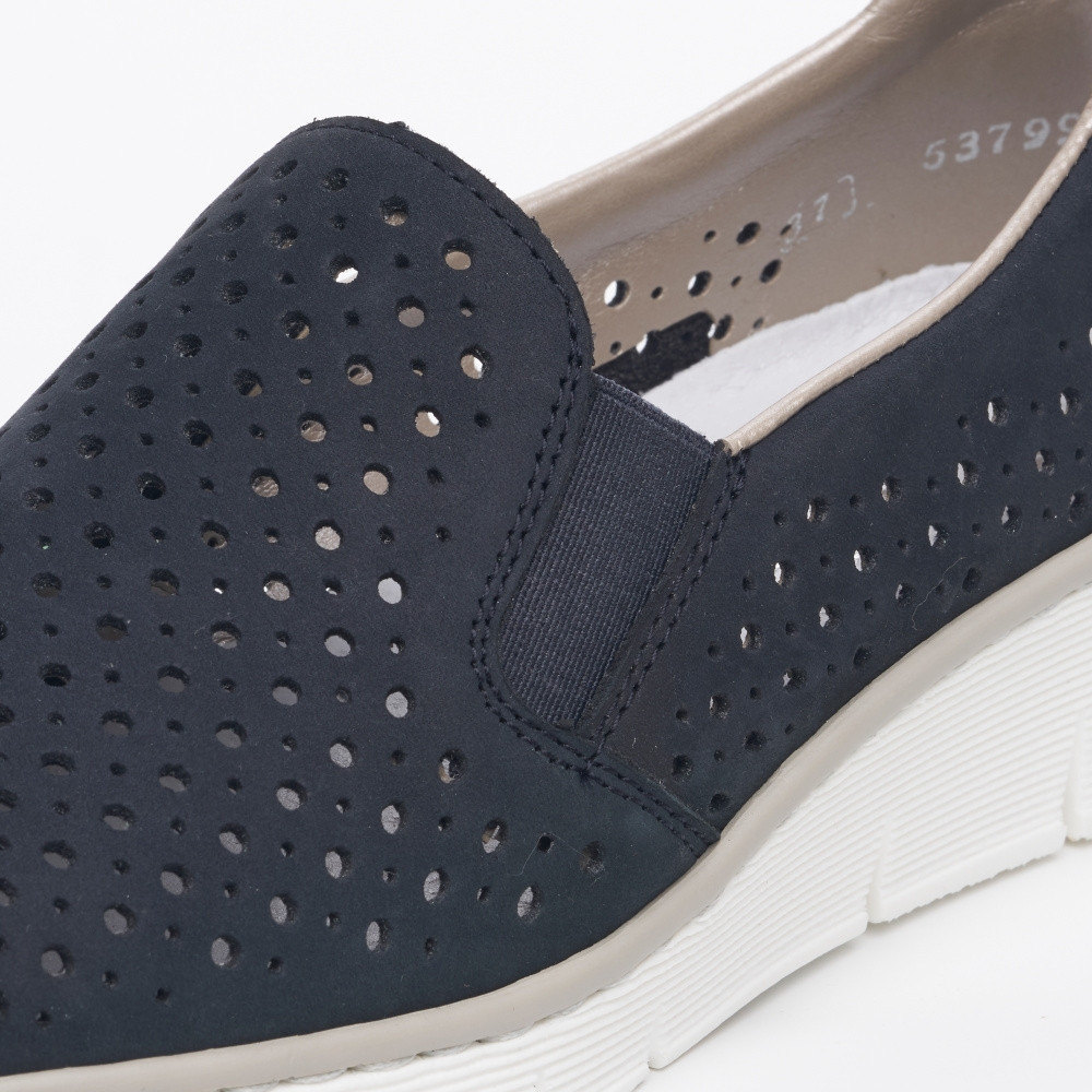 detail Dámské mokasíny RIEKER RIE-10103681-S3 modrá