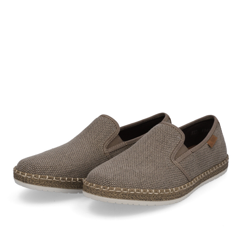 detail Pánské mokasíny RIEKER B5265-64 béžová S5