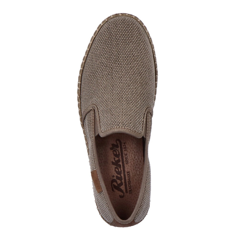 detail Pánské mokasíny RIEKER B5265-64 béžová S5