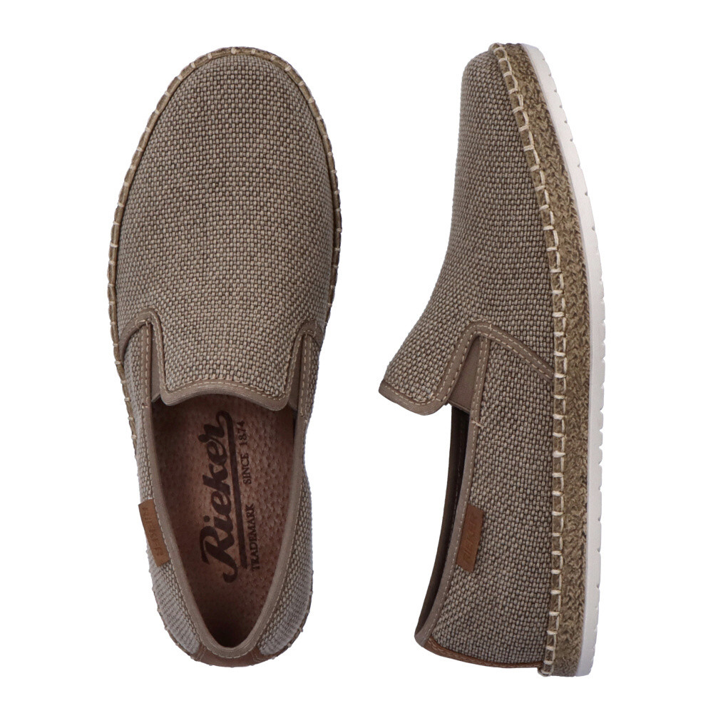 detail Pánské mokasíny RIEKER B5265-64 béžová S5