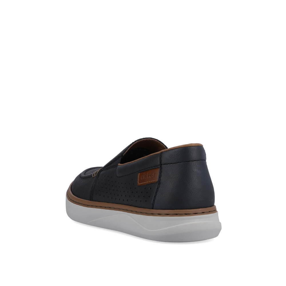 detail Pánské mokasíny RIEKER B9953-14 modrá S3