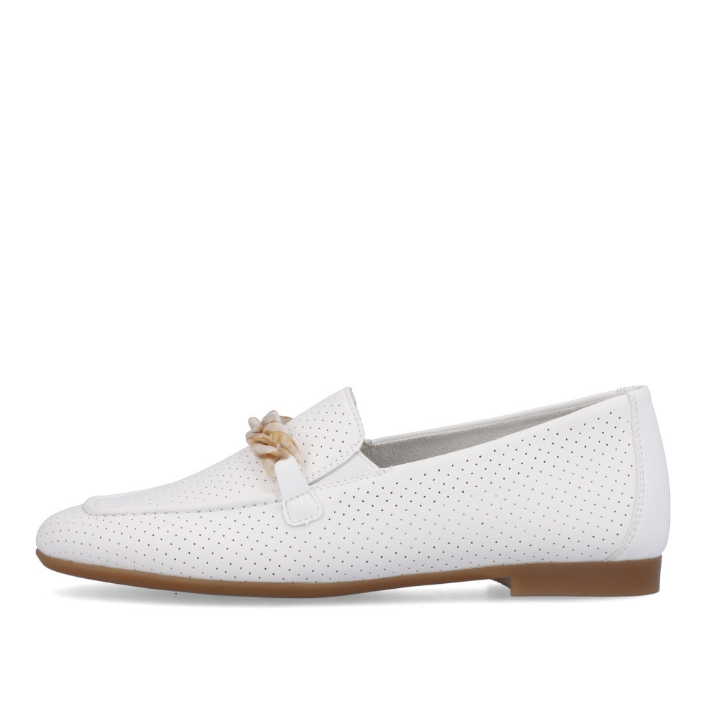 detail Dámské mokasíny REMONTE D0K01-80 bílá S3