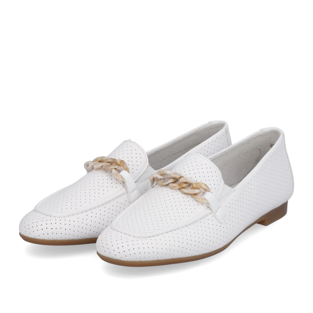 detail Dámské mokasíny REMONTE D0K01-80 bílá S3