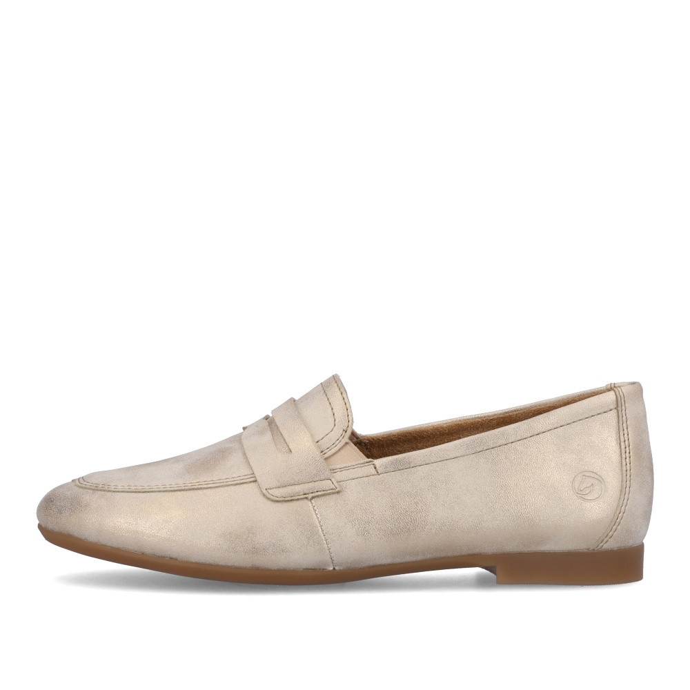 detail Dámské mokasíny REMONTE D0K02-60 zlatá S3