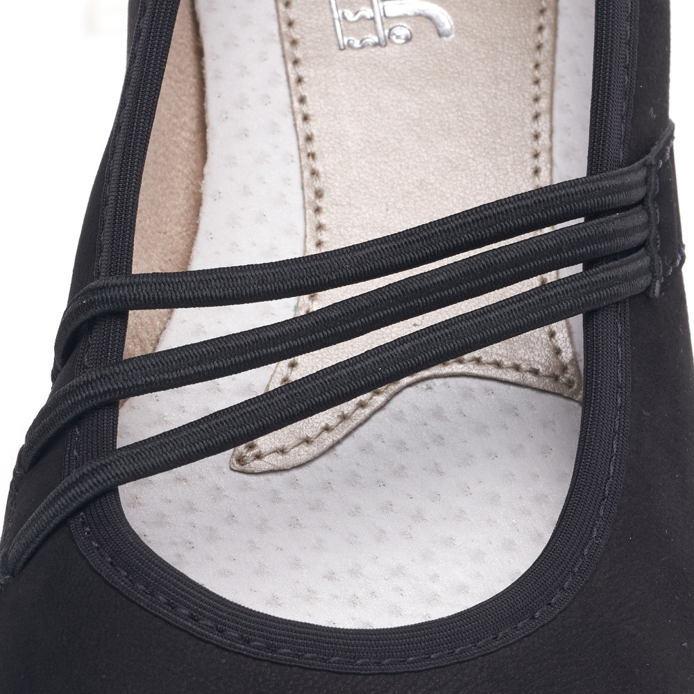 detail Dámské baleríny RIEKER L9369-00 černá S5