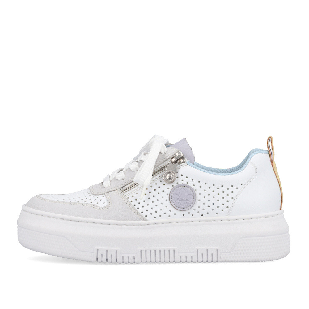 detail Dámske tenisky RIEKER M1905-80 biela S3