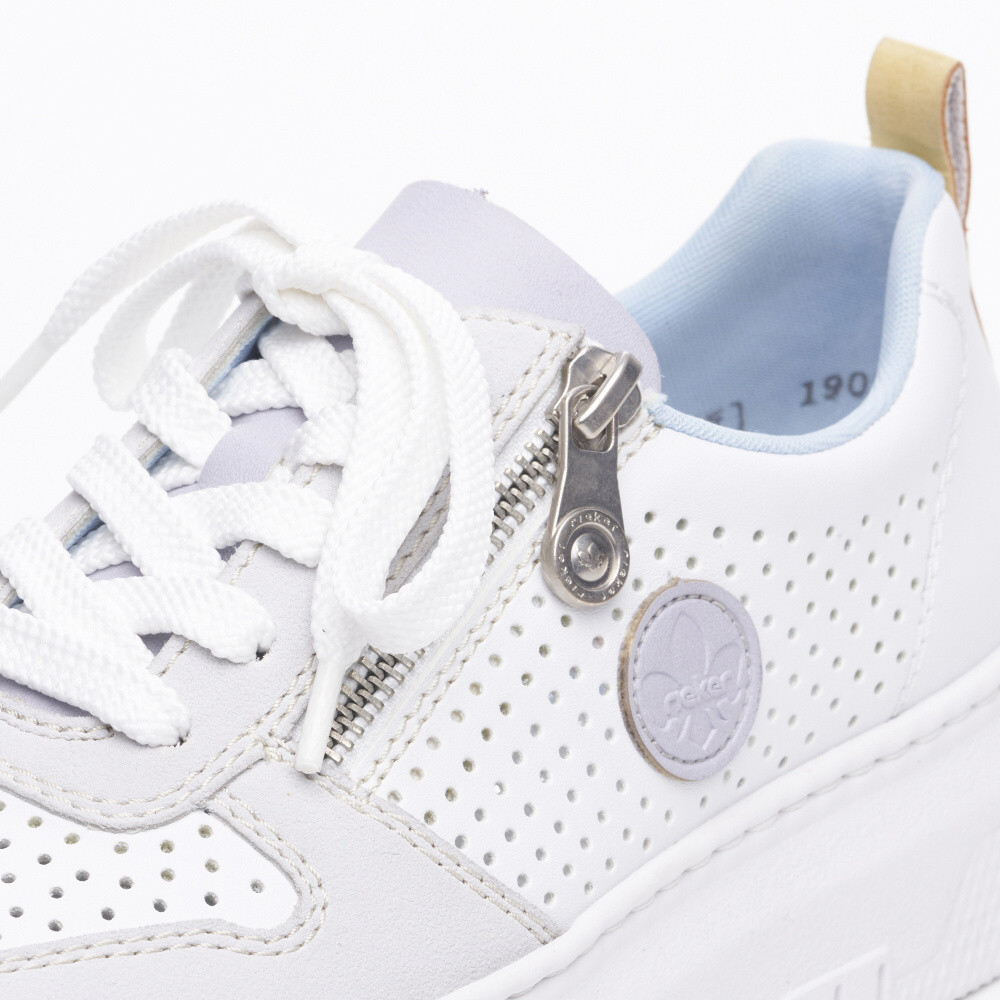 detail Dámské tenisky RIEKER M1905-80 bílá S3