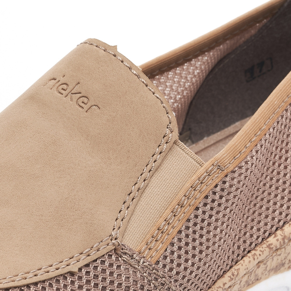 detail Dámske mokasíny RIEKER N4275-64 béžová S3