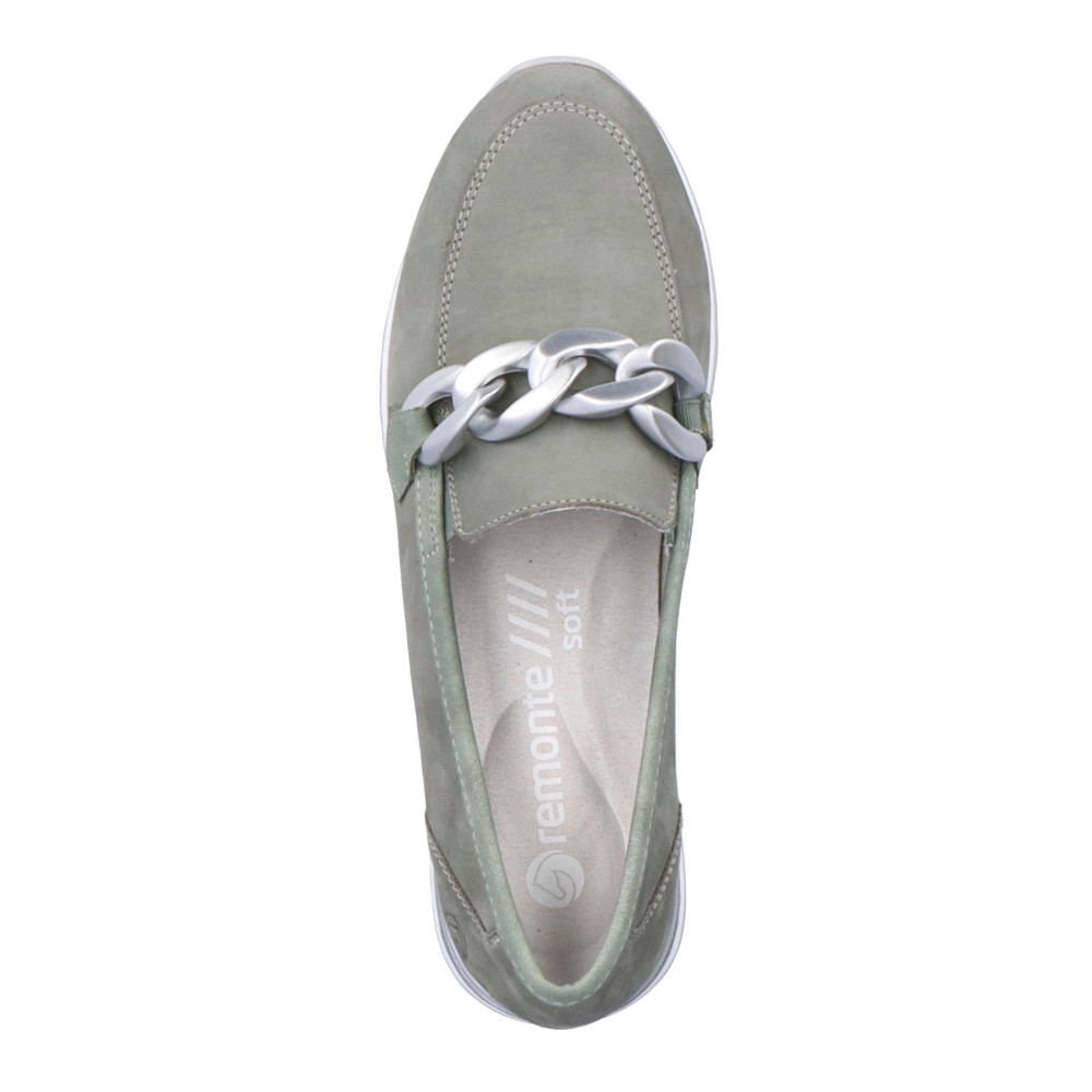 detail Dámské mokasíny REMONTE RIE-10103840-S3 zelená