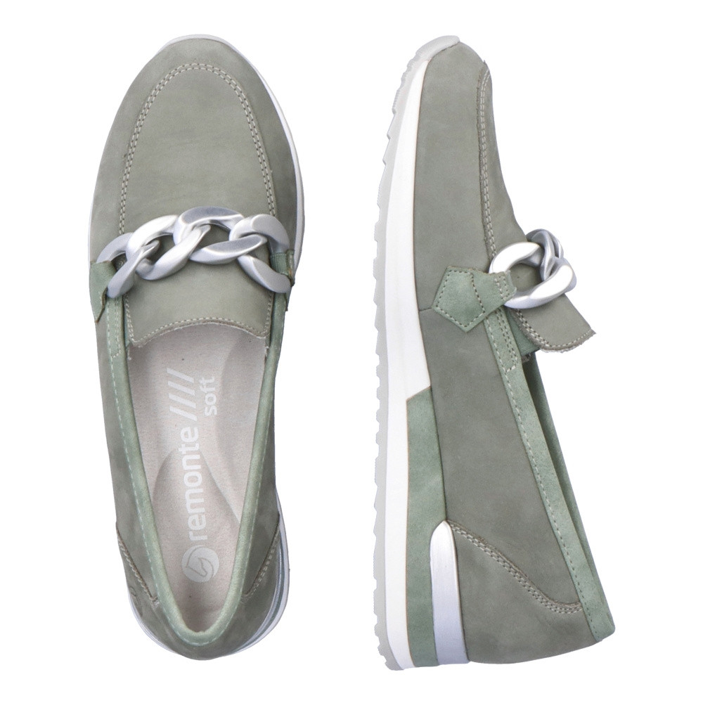 detail Dámské mokasíny REMONTE RIE-10103840-S3 zelená