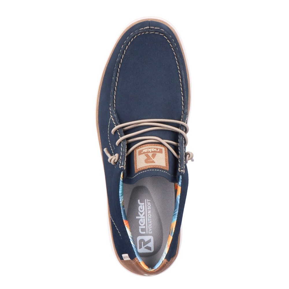 detail Pánské polobotky RIEKER REVOLUTION U0602-14 modrá S3
