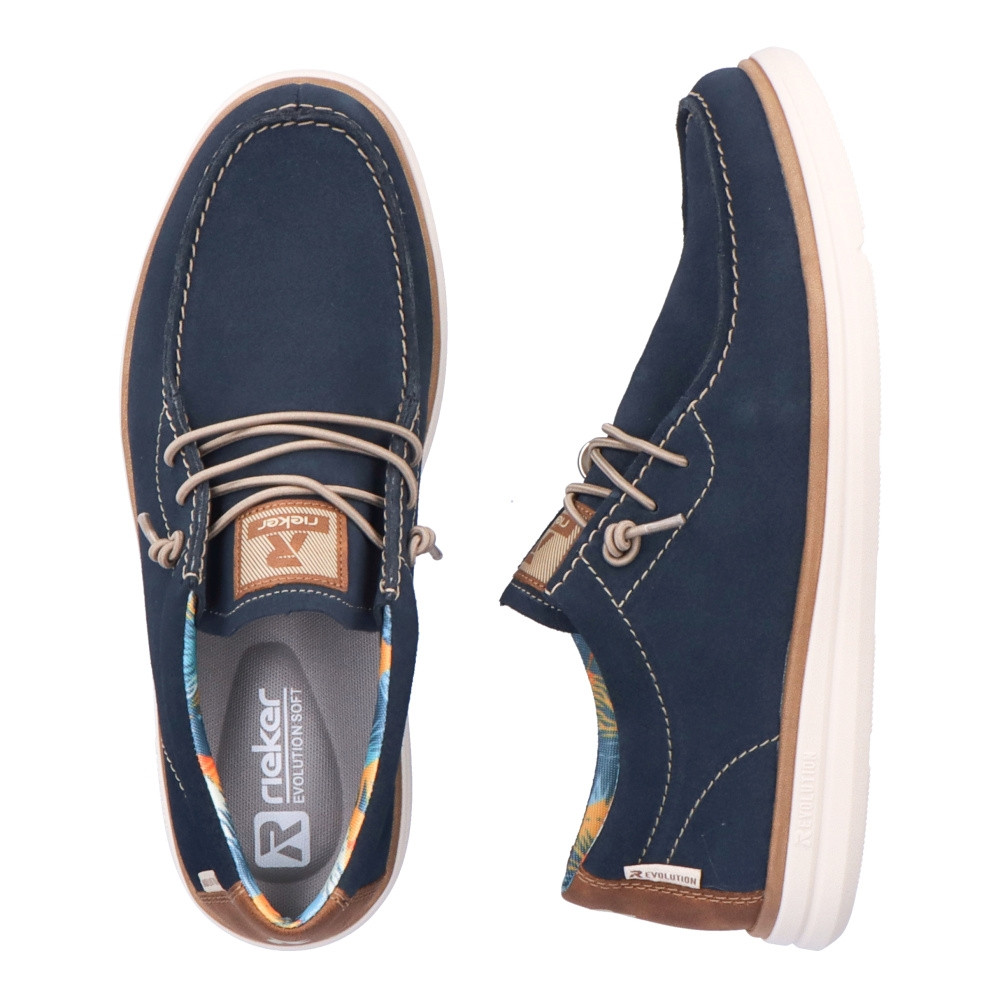 detail Pánské polobotky RIEKER REVOLUTION U0602-14 modrá S3