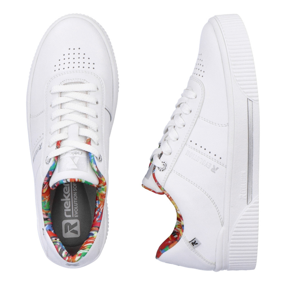 detail Dámské tenisky RIEKER REVOLUTION W0702-80 bílá S3