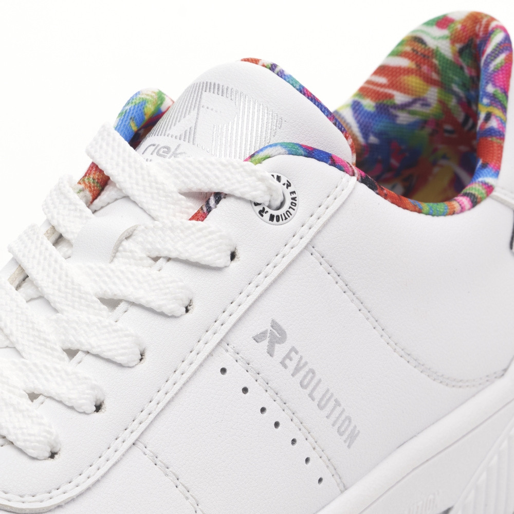 detail Dámské tenisky RIEKER REVOLUTION W0702-80 bílá S3