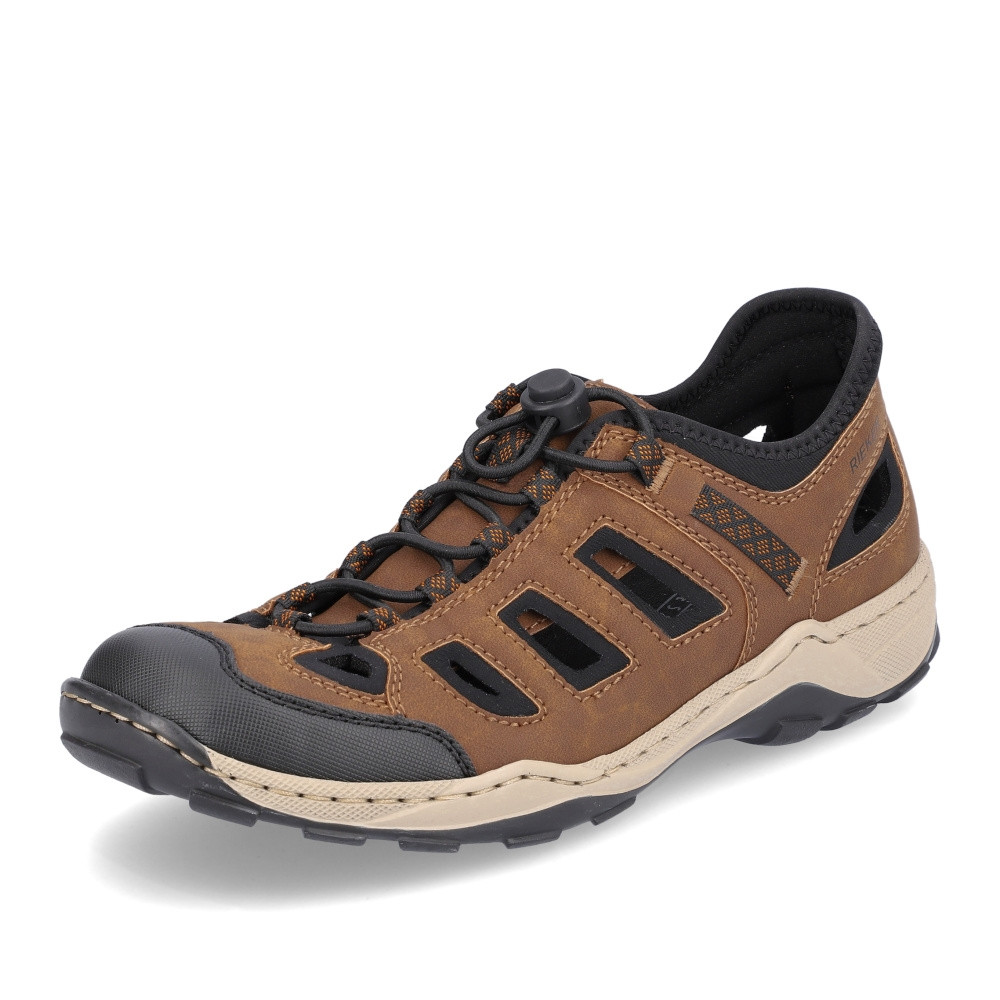 detail Pánské tenisky RIEKER 08053-24 hnědá S3