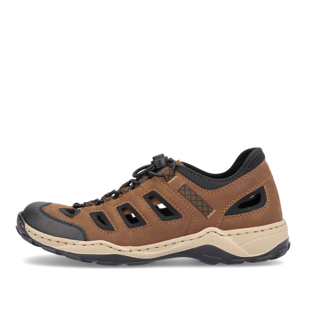 detail Pánské tenisky RIEKER 08053-24 hnědá S3