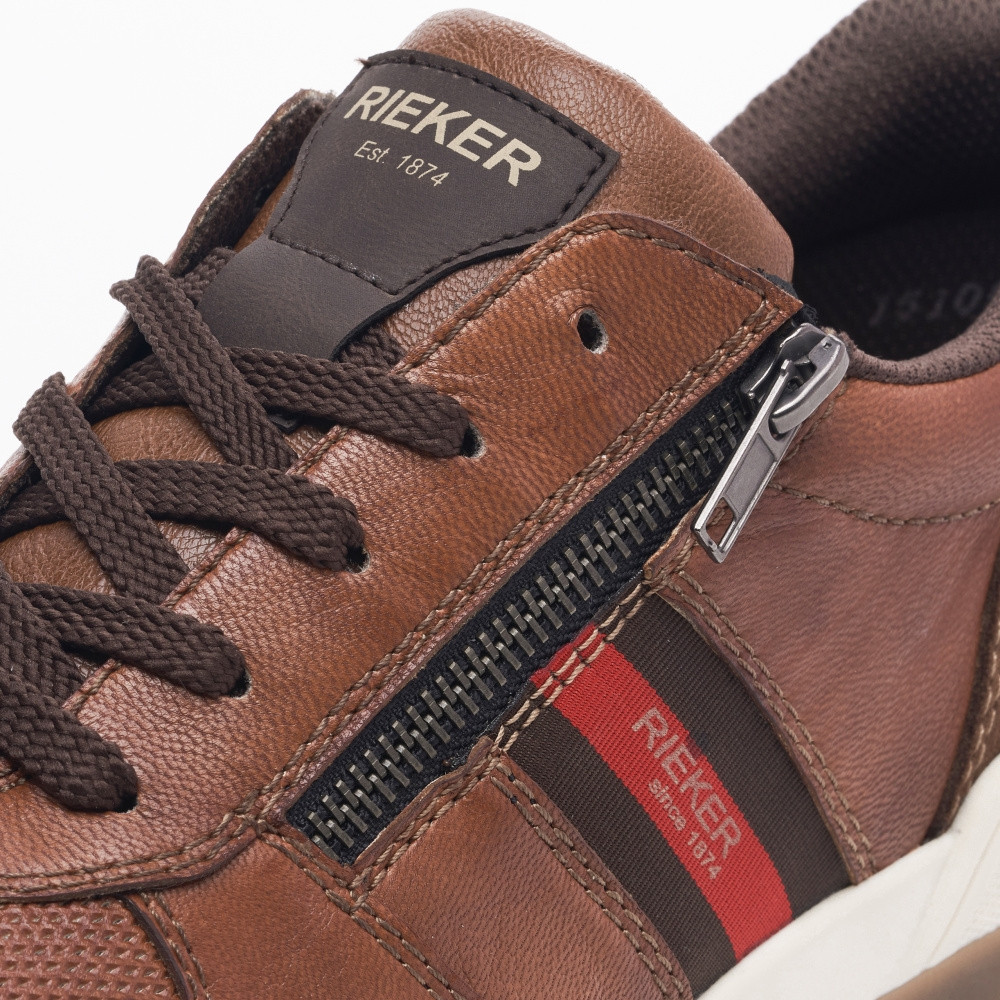 detail Pánské polobotky RIEKER 15105-22 hnědá S3
