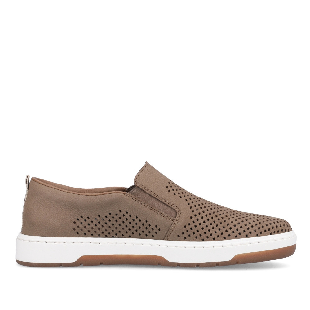 detail Pánské mokasíny RIEKER RIE-10103955-S3 hnědá