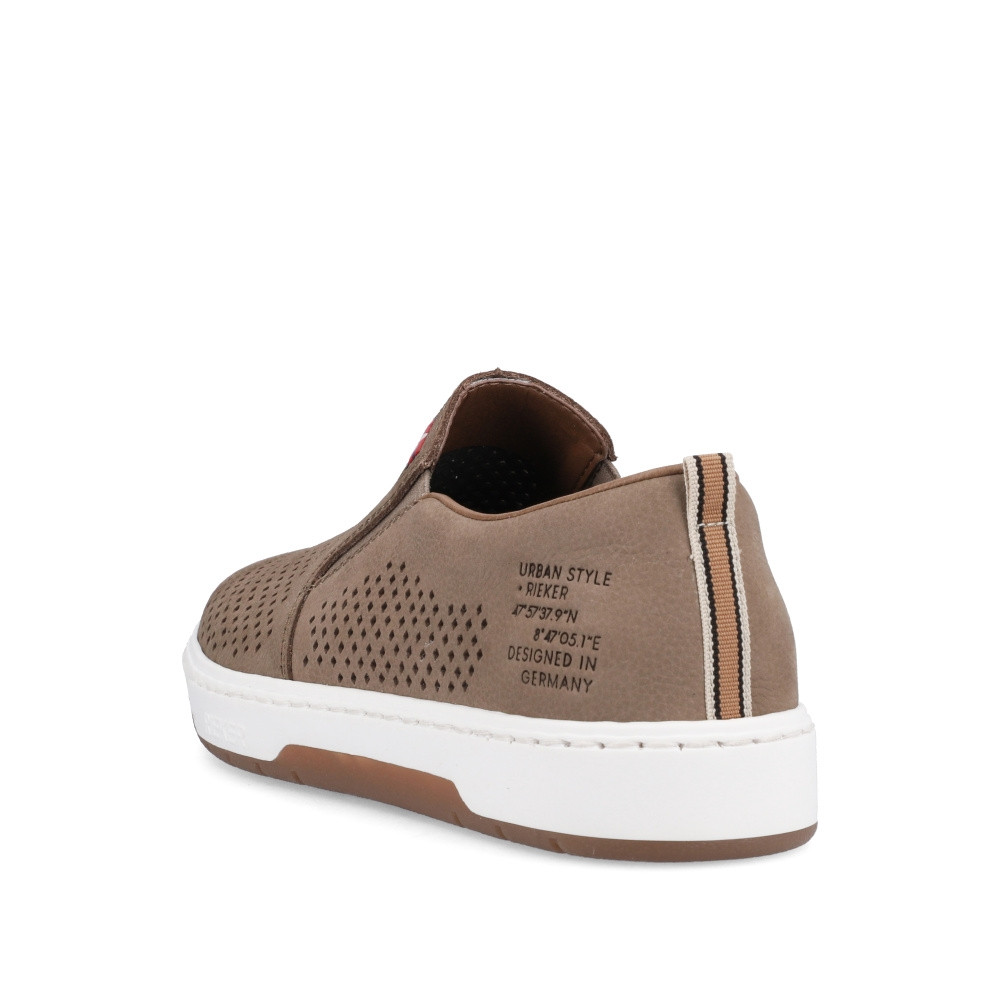 detail Pánské mokasíny RIEKER RIE-10103955-S3 hnědá