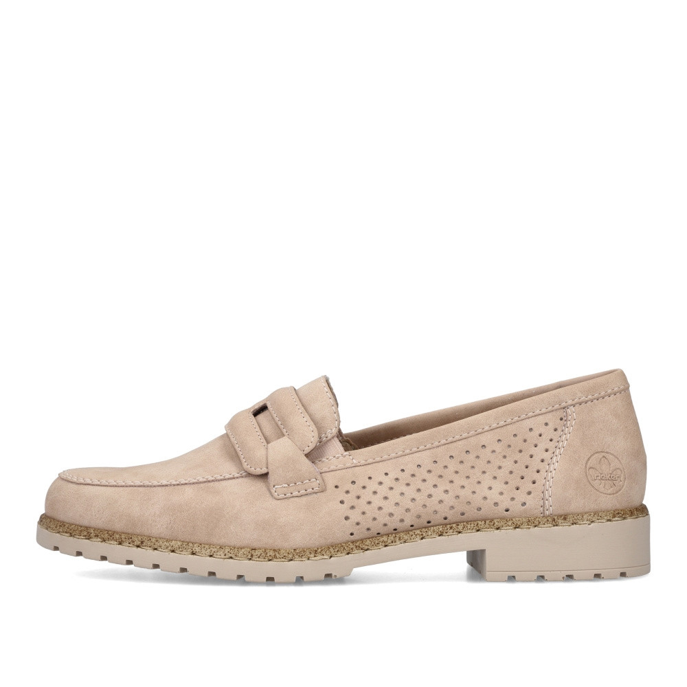 detail Dámské mokasíny RIEKER 51866-31 růžová S3