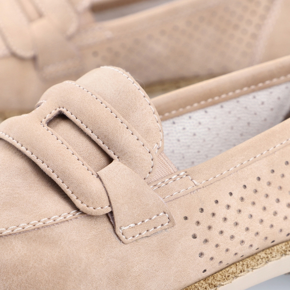 detail Dámské mokasíny RIEKER 51866-31 růžová S3