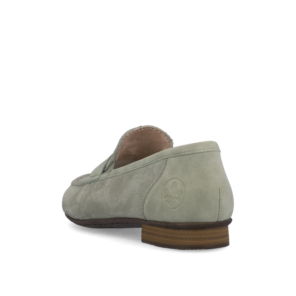 detail Dámske mokasíny RIEKER 51954-52 zelená S3