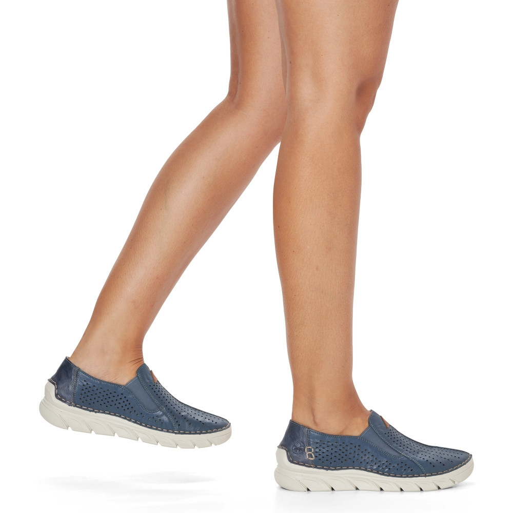 detail Dámské mokasíny RIEKER RIE-10104043-S3 modrá