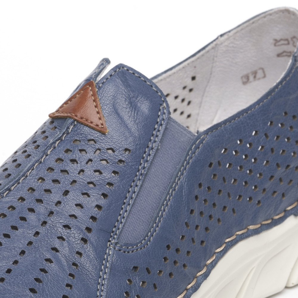 detail Dámské mokasíny RIEKER RIE-10104043-S3 modrá