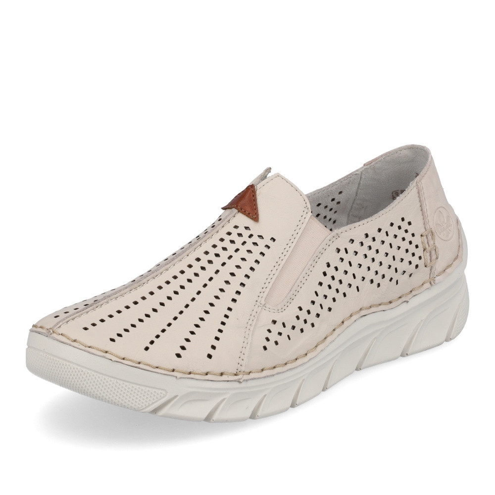 detail Dámské mokasíny RIEKER RIE-10104044-S3 béžová